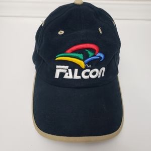 Vintage Falcon Mens Baseball Cap Hat Embroidered Adjustable Hook And Loop